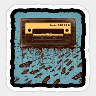 The death of the cassette tape Sticker